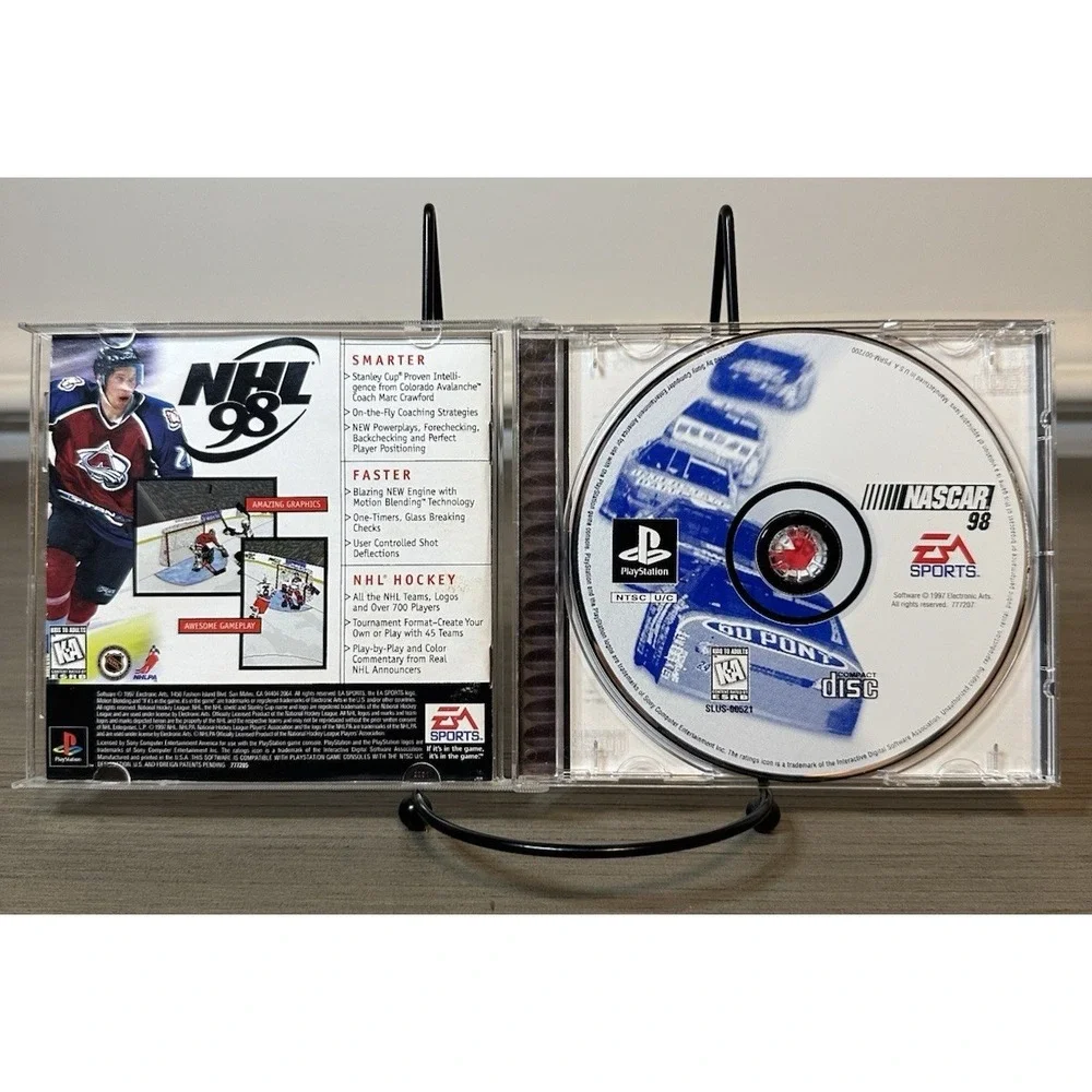 PS1 NASCAR Games Lot‎ - NASCAR 98 CIB, NASCAR 99 (No Manual), NASCAR 2001 CIB